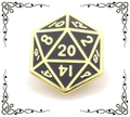 Natural 20 | D&D d20 Enamel Pin