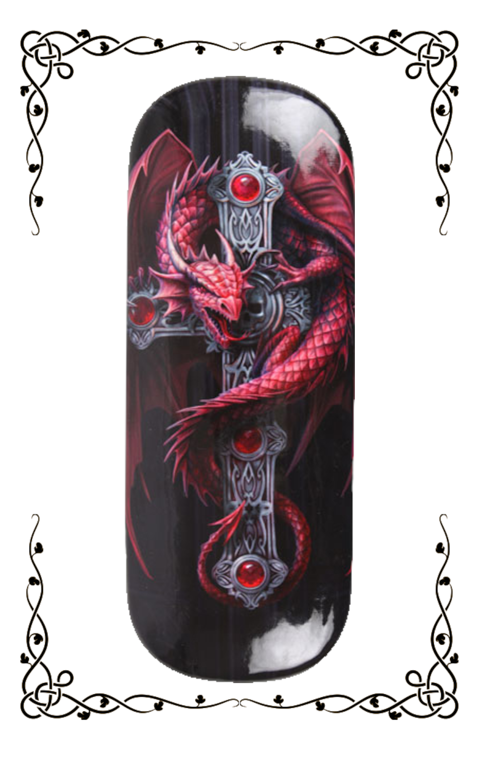 Gothic Guardian Dragon Eye Glass Case from Anne Stokes