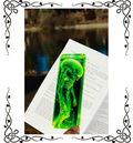 Alien Bookmark – Handmade UFO Stained Glass Effect Page Marker