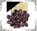 Amethyst Gemstone Runes — 25-Piece Set | Elder Futhark + Blank