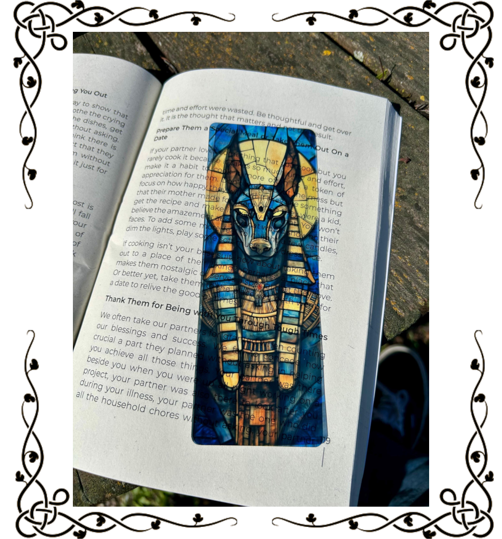 Anubis Bookmark – Egyptian God of the Underworld Page Marker