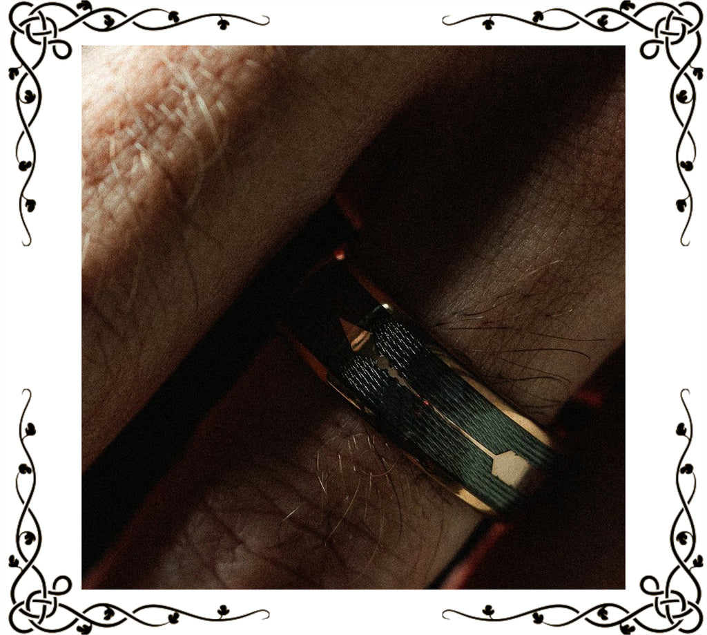Archer | Men's Ring | Gold Plated Tungsten Carbide | VG Rings