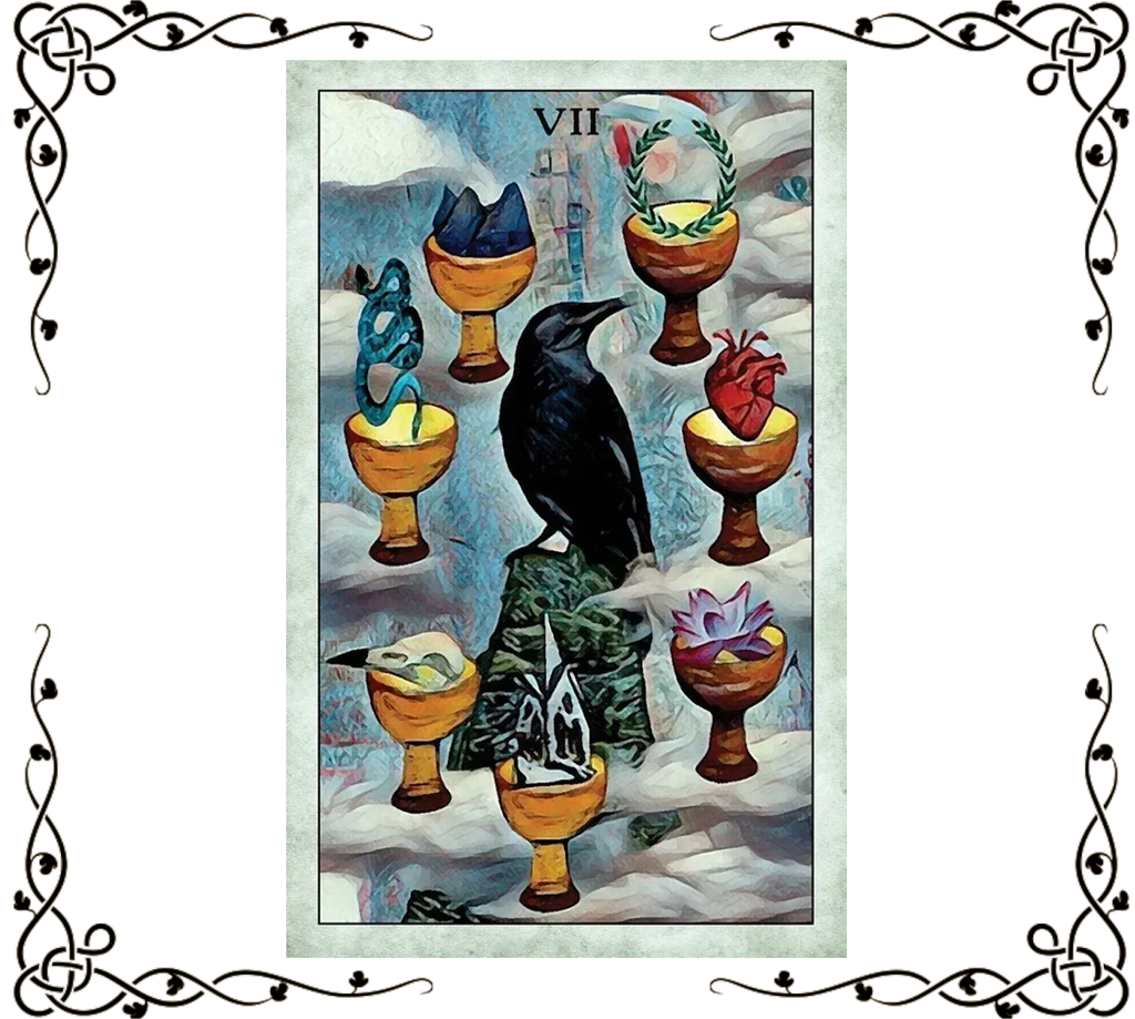 Crow Tarot Deck – 78 Rider-Waite Inspired Tarot Cards with Guidebook