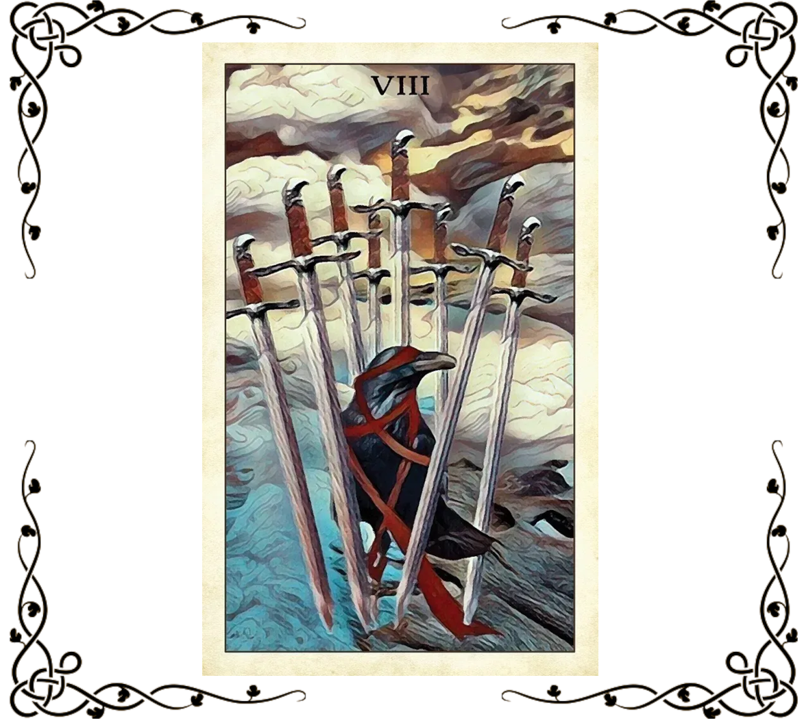 Crow Tarot Deck – 78 Rider-Waite Inspired Tarot Cards with Guidebook
