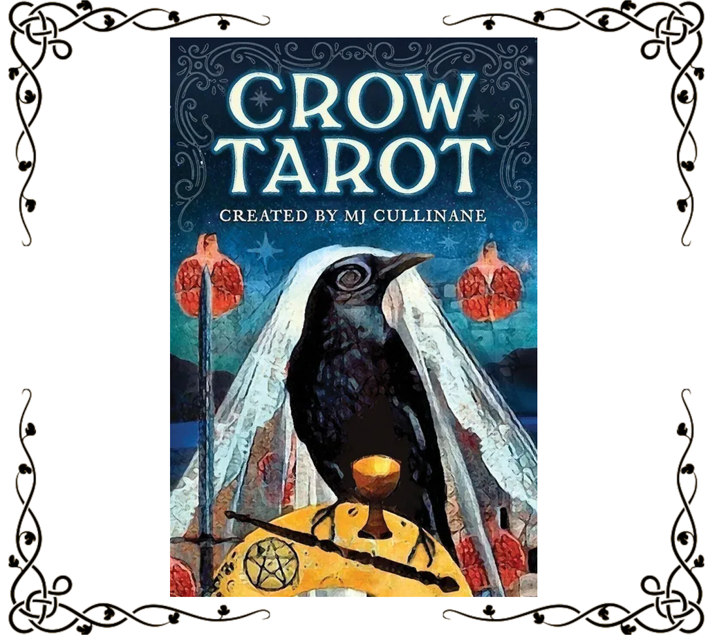 Crow Tarot Deck – 78 Rider-Waite Inspired Tarot Cards with Guidebook