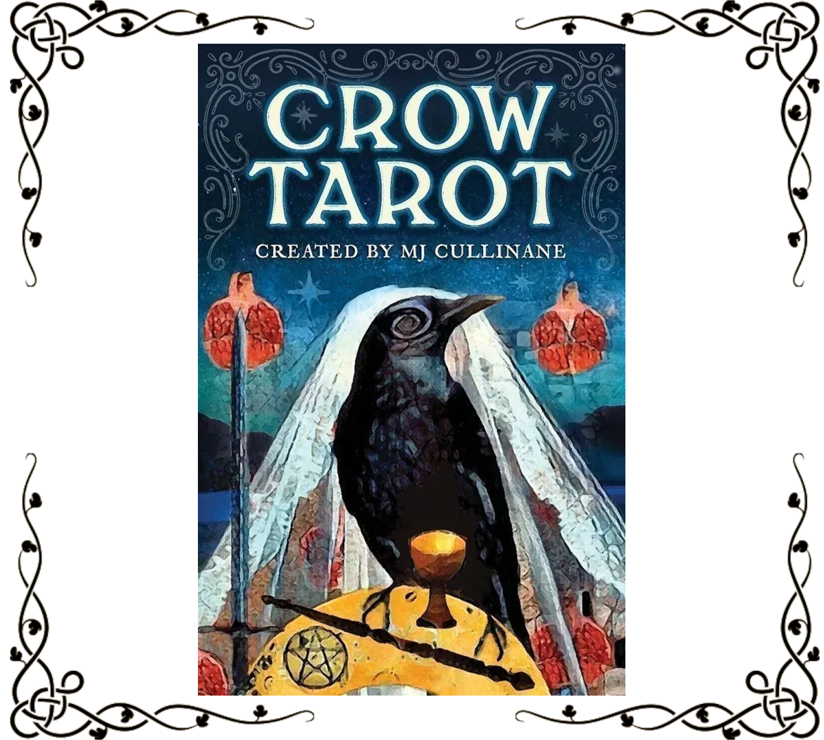 Crow Tarot Deck – 78 Rider-Waite Inspired Tarot Cards with Guidebook