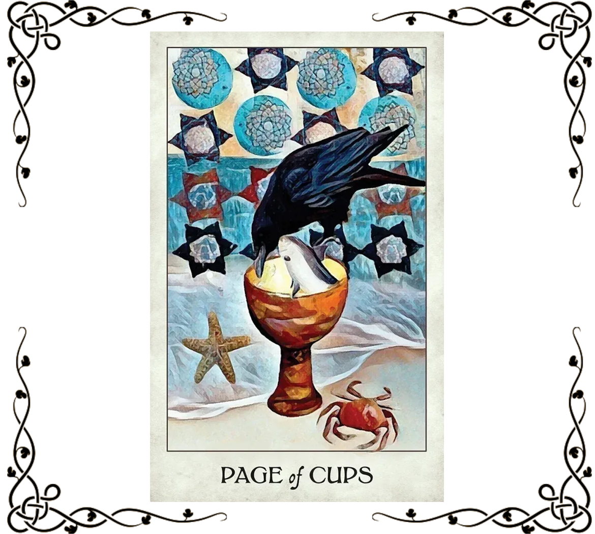 Crow Tarot Deck – 78 Rider-Waite Inspired Tarot Cards with Guidebook