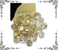 Crystal Quartz Gemstone Runes — 25-Piece Set | Elder Futhark + Blank