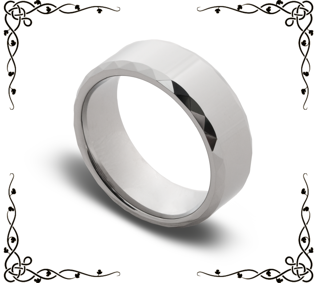 Draper | Men's Ring | Silver Tungsten Carbide | VG Rings