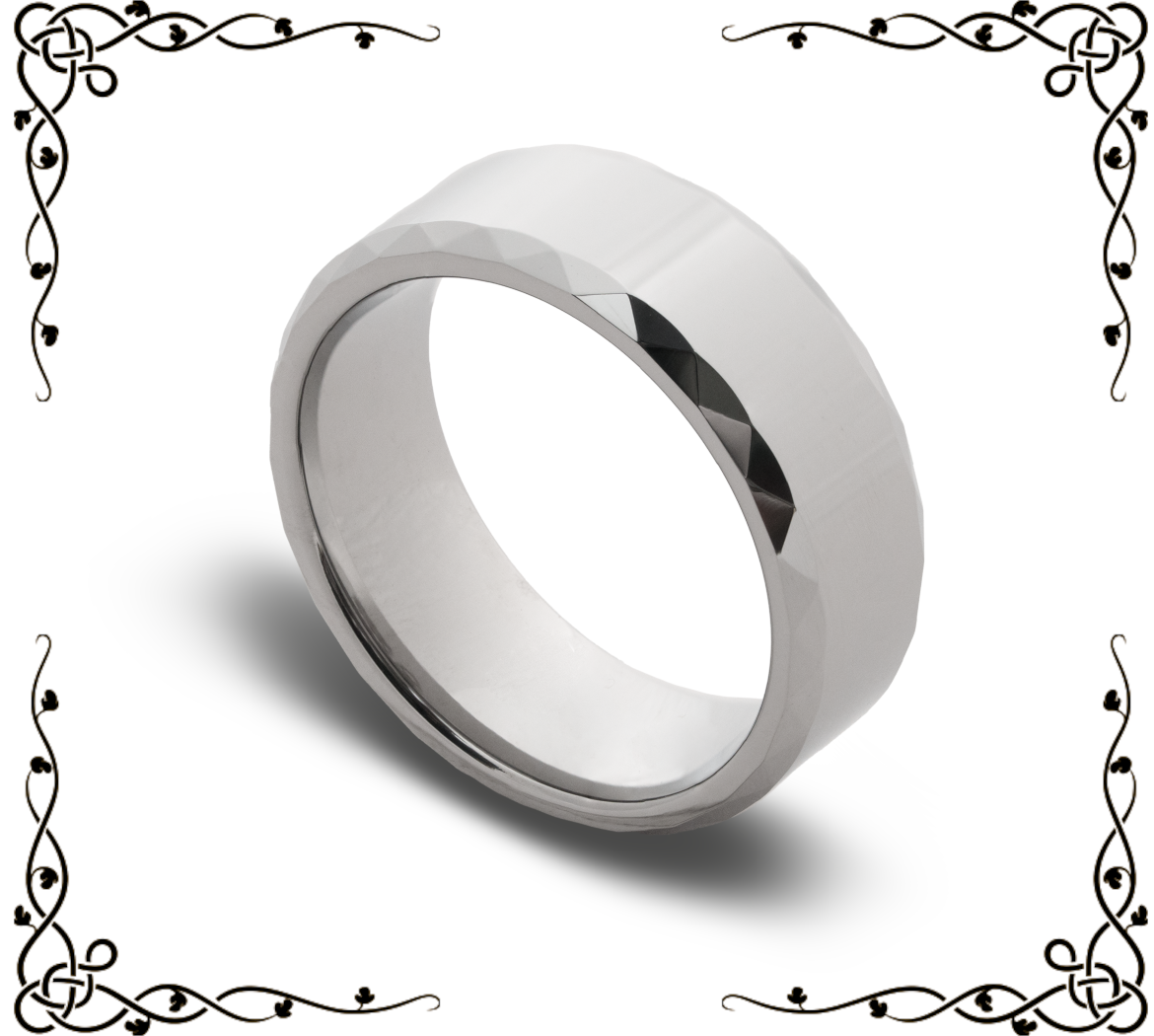 Draper | Men's Ring | Silver Tungsten Carbide | VG Rings