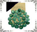 Green Aventurine Gemstone Runes — 25-Piece Set | Elder Futhark + Blank