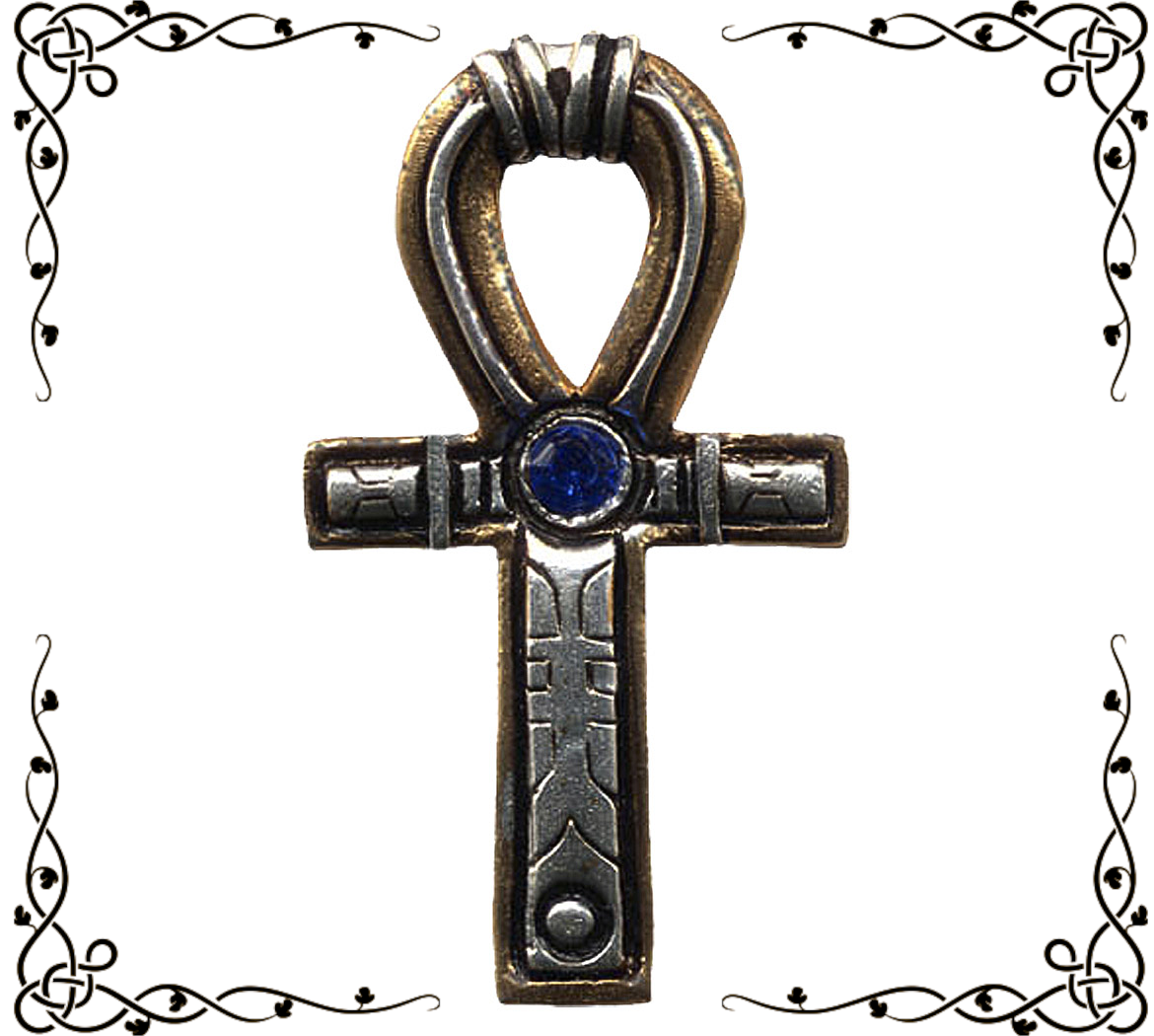 Jewels of Atum Ra | Ankh Amulet for Health, Prosperity, & Long Life | Necklace