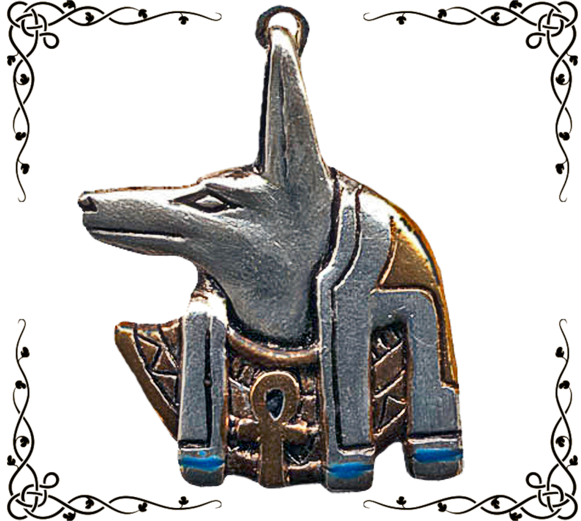 Jewels of Atum Ra | Anubis Amulet for Guidance on Life's Journey | Necklace