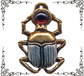 Jewels of Atum Ra | Scarab Amulet for Courage & Protection | Necklace