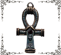 Jewels of Atum Ra | Small Ankh Amulet for Health, Prosperity, & Long Life | Necklace