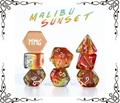 Malibu Sunset Resin Dice Set | Misty Mountain Gaming