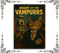 Night of the Vampurrs — Greeting Card | The Original Underground