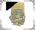 Opalite Gemstone Runes — 25-Piece Set | Elder Futhark + Blank