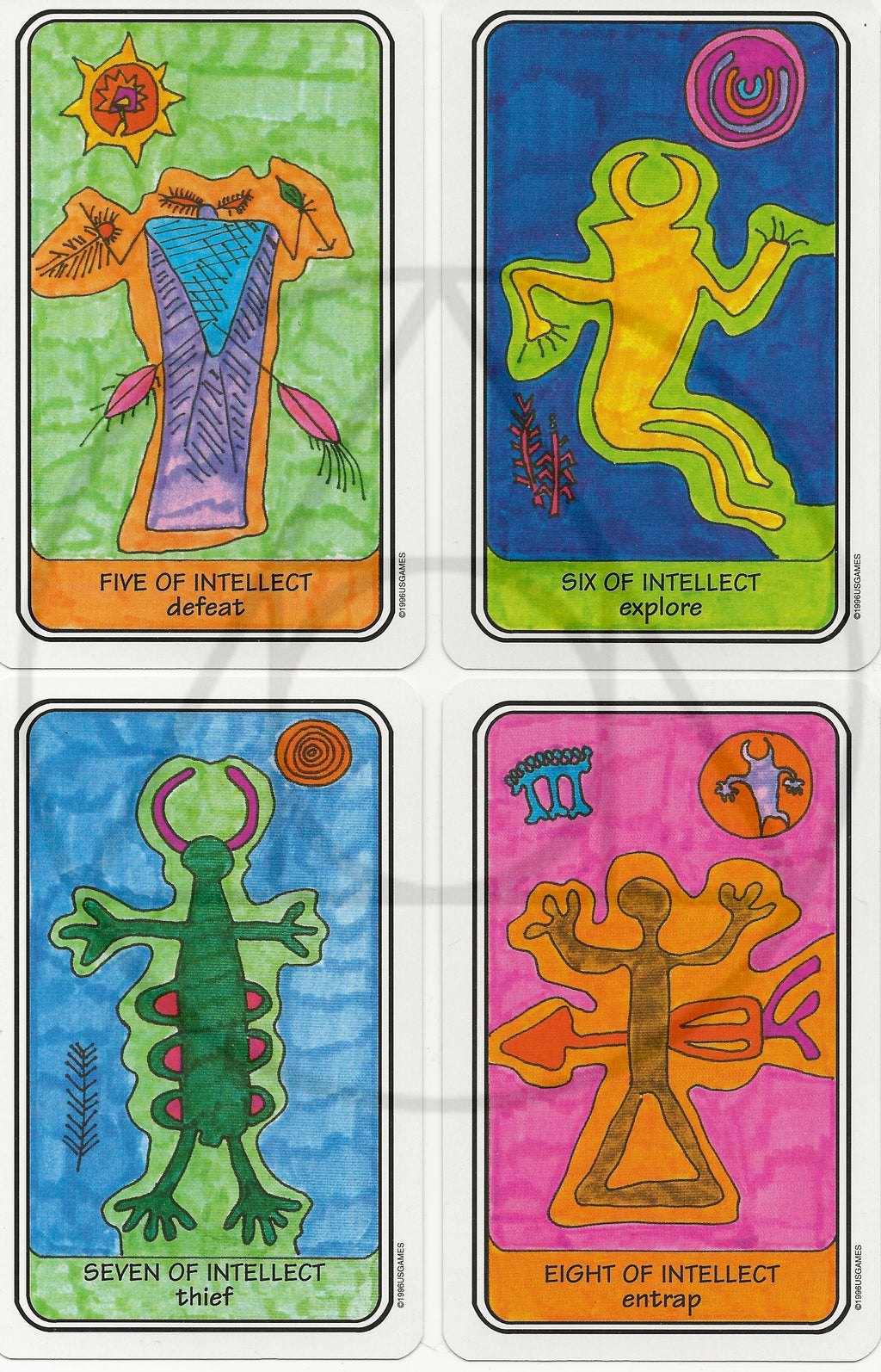The Rock Art Tarot Single Cards