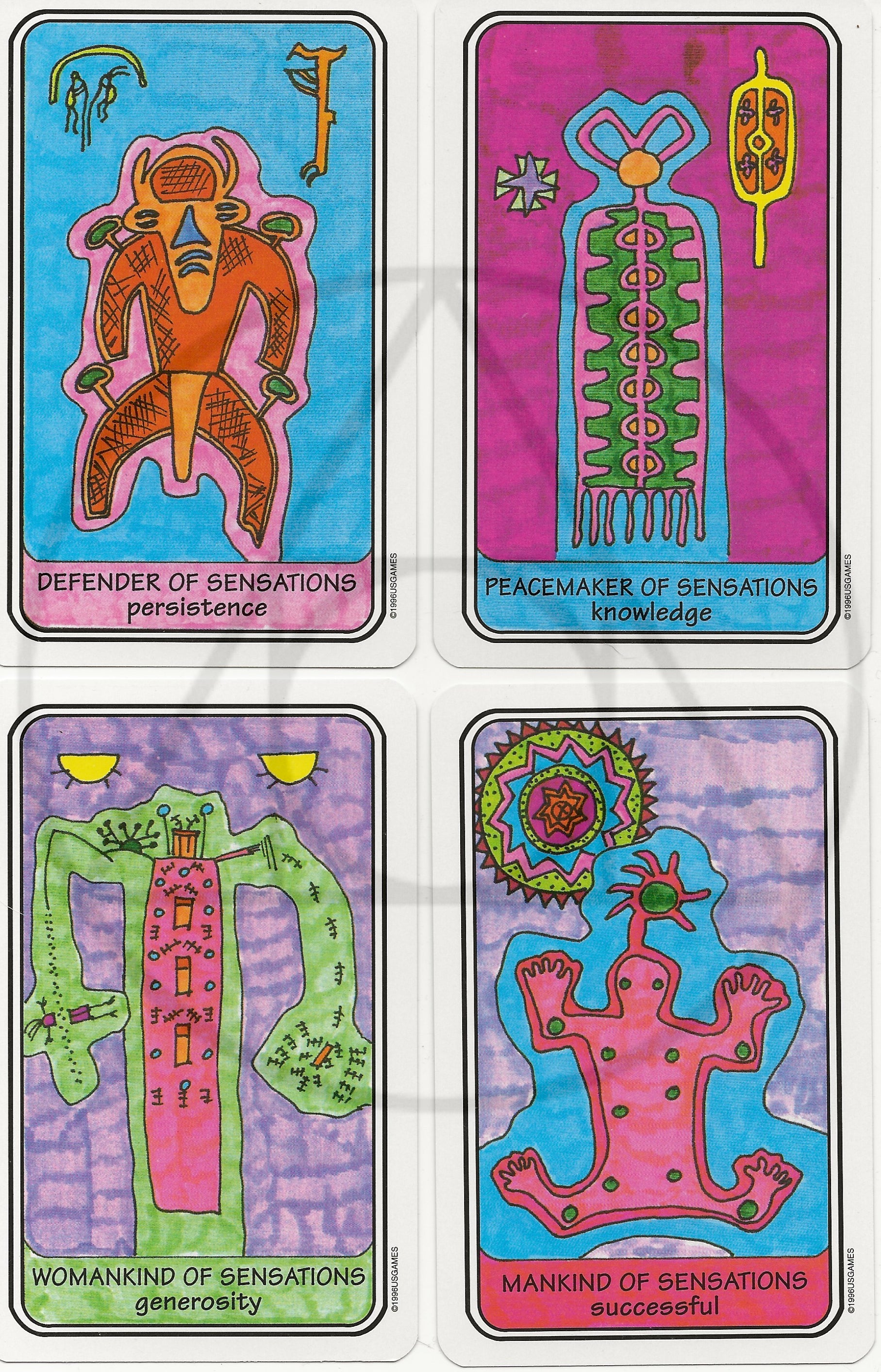The Rock Art Tarot Single Cards