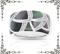 Sirena Collection Black Ring