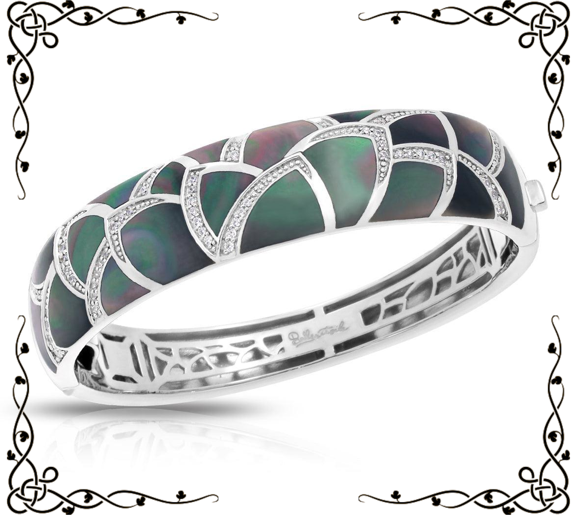Sirena Collection Black Bangle