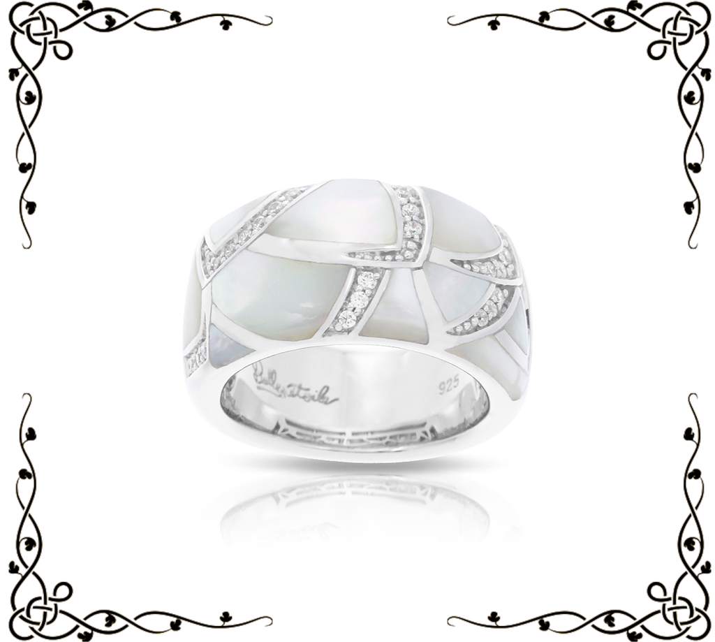 Sirena Collection White Ring 