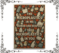 The Microplastics in Me Honor and Respect the Microplastics in You — Greeting Card | The Original Underground