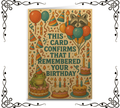 This Card Confirms I Remembered Your Birthday — Greeting Card | The Original Underground