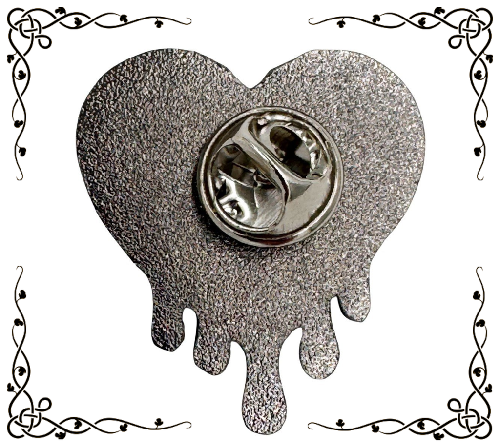 All Black Everything | Black Heart Enamel Pin
