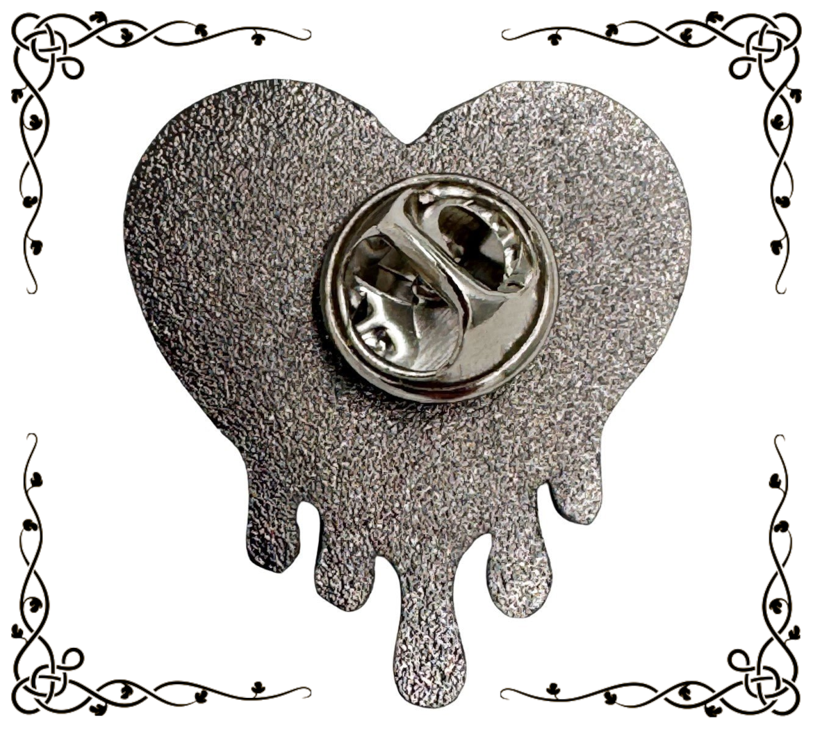 All Black Everything | Black Heart Enamel Pin