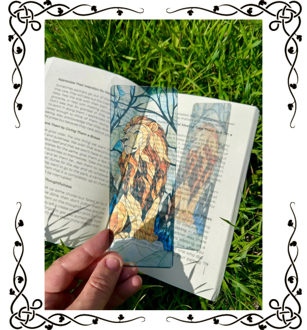 Aslan Bookmark – Lion of Narnia Handmade Literary Page Marker