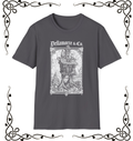 Baba Yaga's Hut Shirt | Slavic Folklore Witch House Tee by Dellamorte Art | Chicken-Leg Hut T-Shirt | Dark Fairytale Gothic Apparel