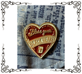 Bless Your Black Heart Enamel Pin | Southern Gothic Pin