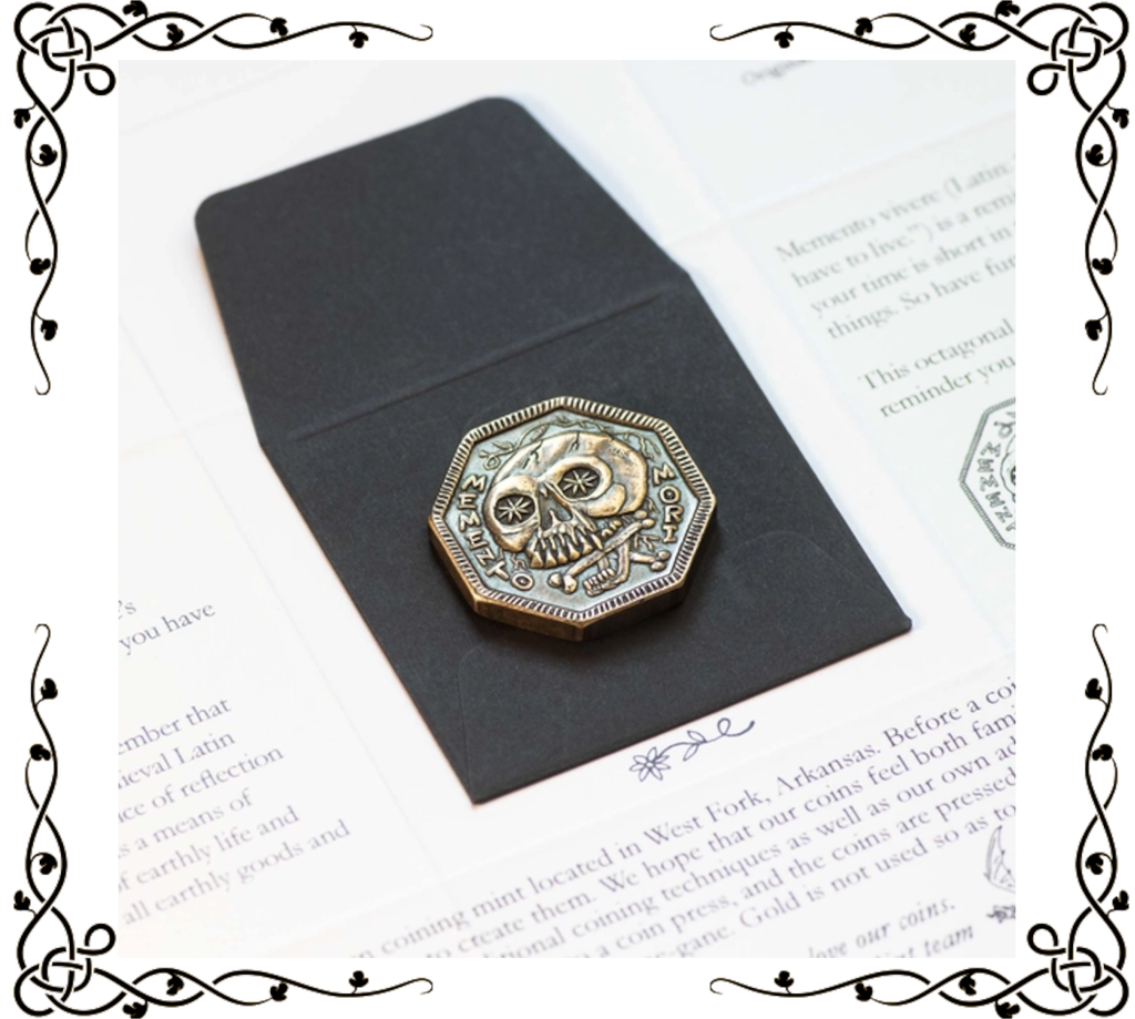 Memento Mori / Memento Vivere | Coin of Life and Death | Solid Bronze