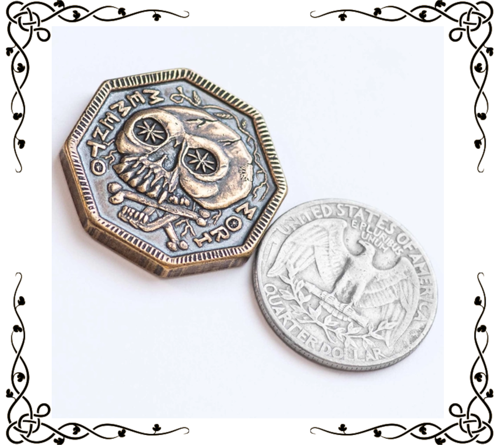 Memento Mori / Memento Vivere | Coin of Life and Death | Solid Bronze