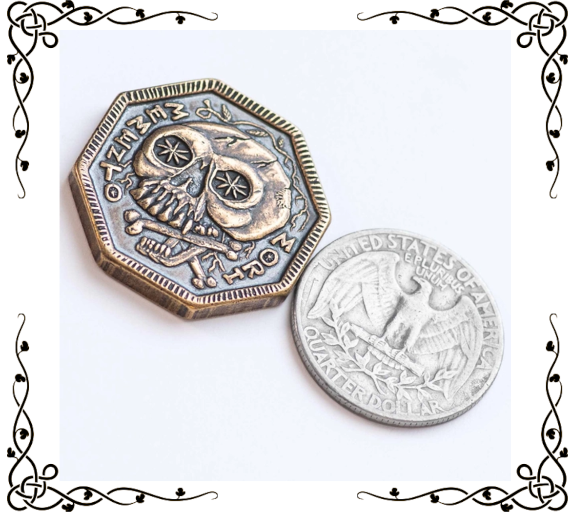 Memento Mori / Memento Vivere | Coin of Life and Death | Solid Bronze