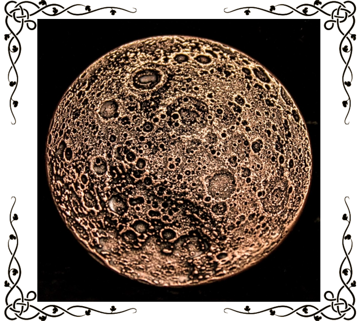 Oracle Decision Coin | Near / Far Super Blood Moon | Solid Copper