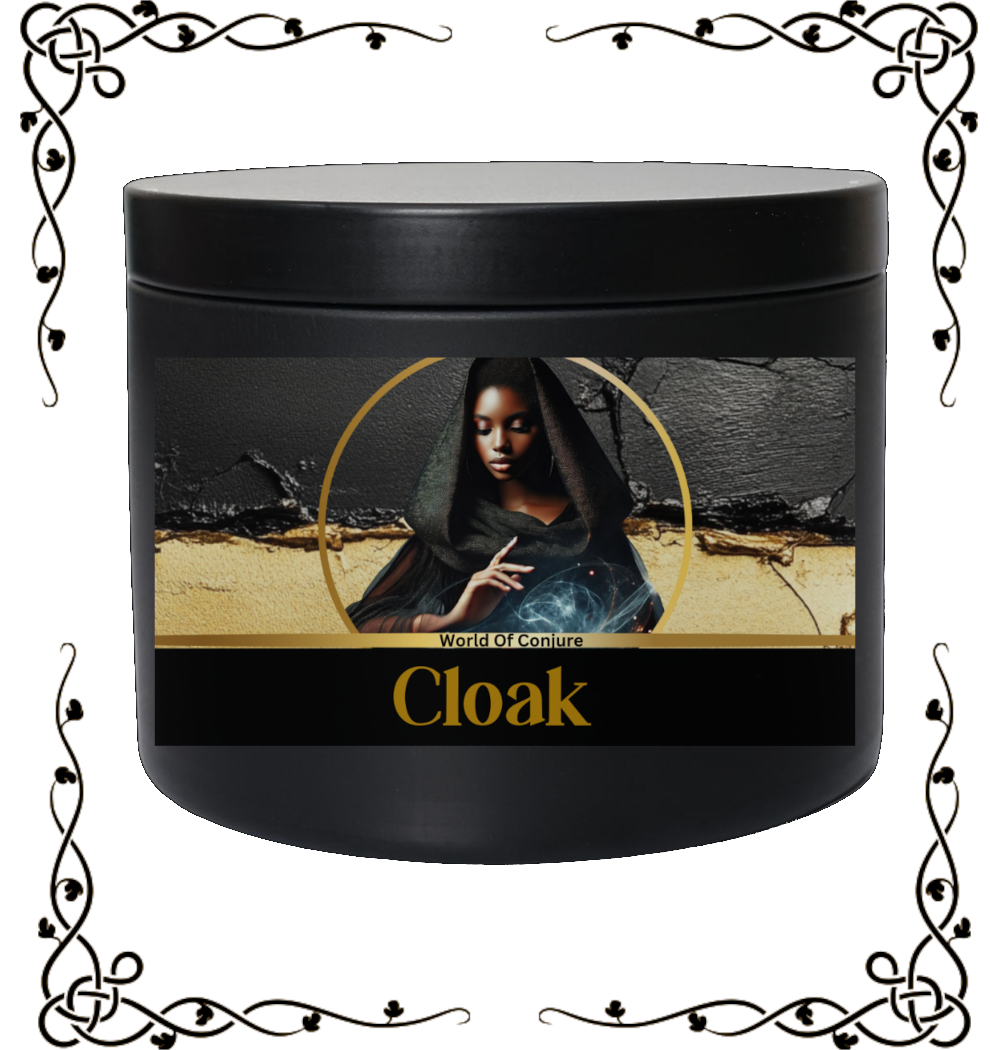 Cloak | Hide, Cover, Stay Away | Jar Candle | World-Of_Conjure