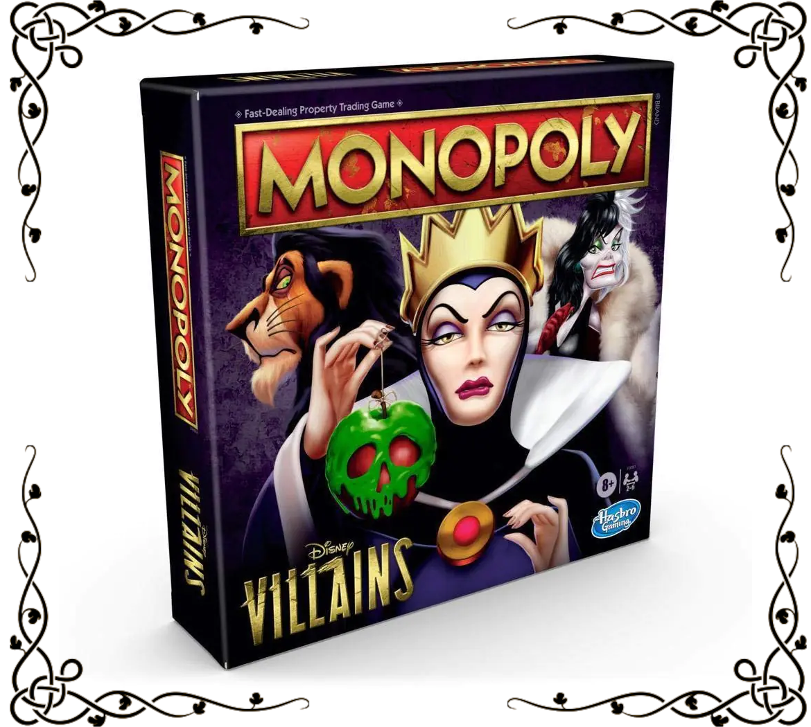 Disney Villains Edition Monopoly Board Game