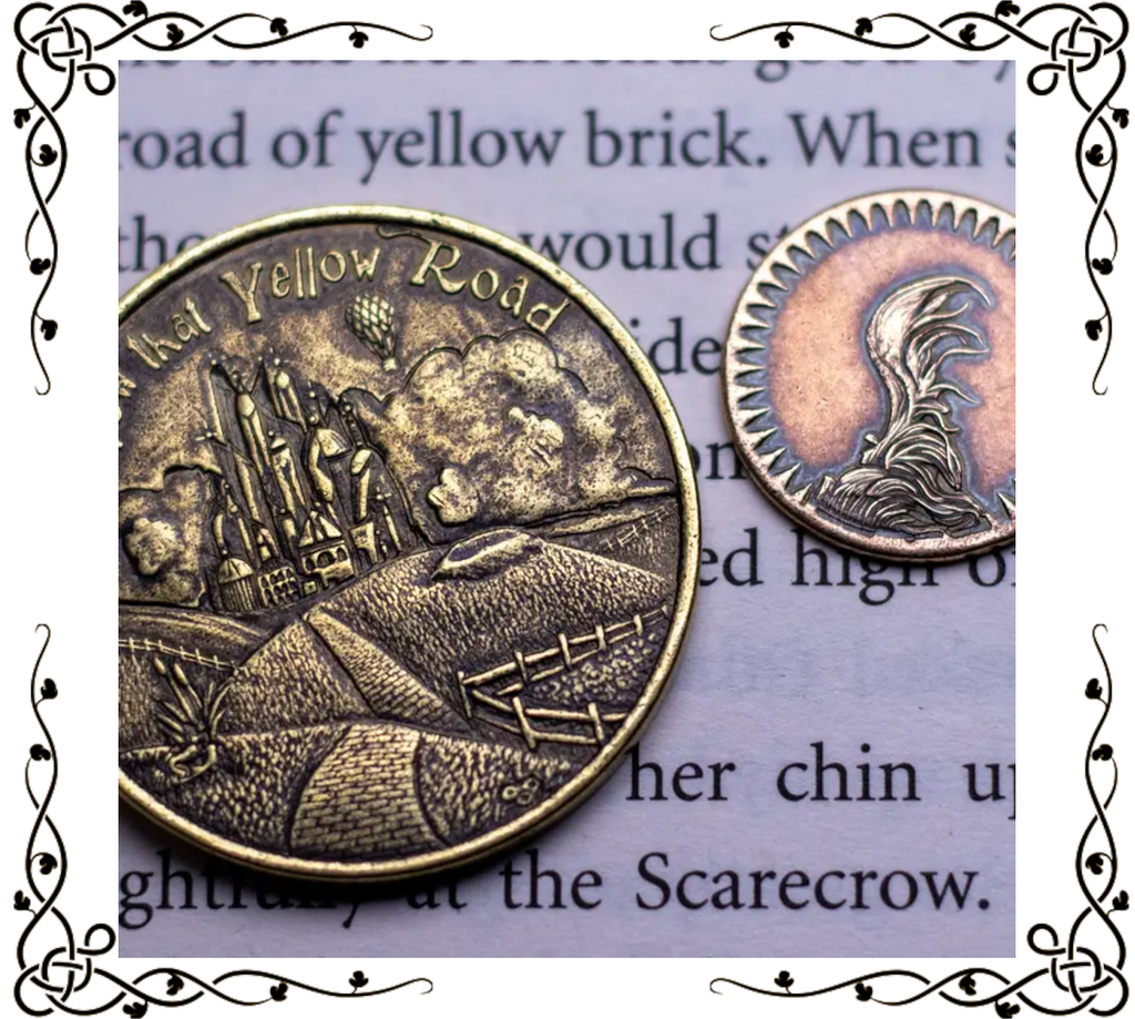 Dorothy's Decision Coin Set Backs at Alchemy Cabinet