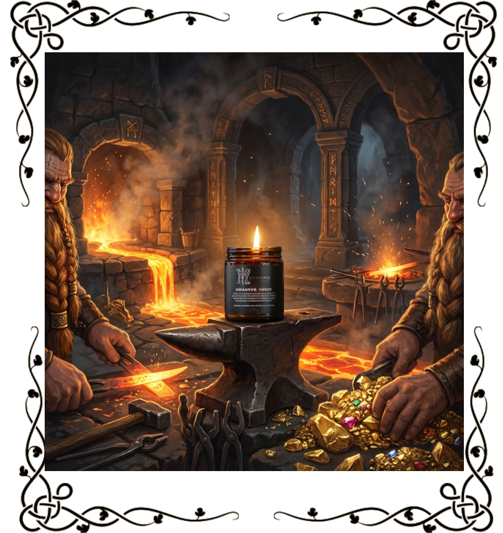 Dwarven Forge | Jar Candle | Fantasy Candle | Mythologie Candles