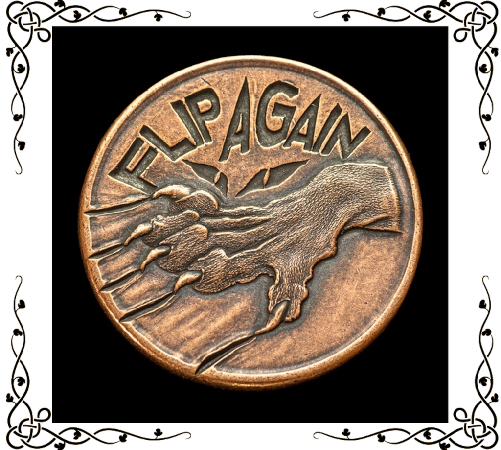 Pet the Cat Decision Coin