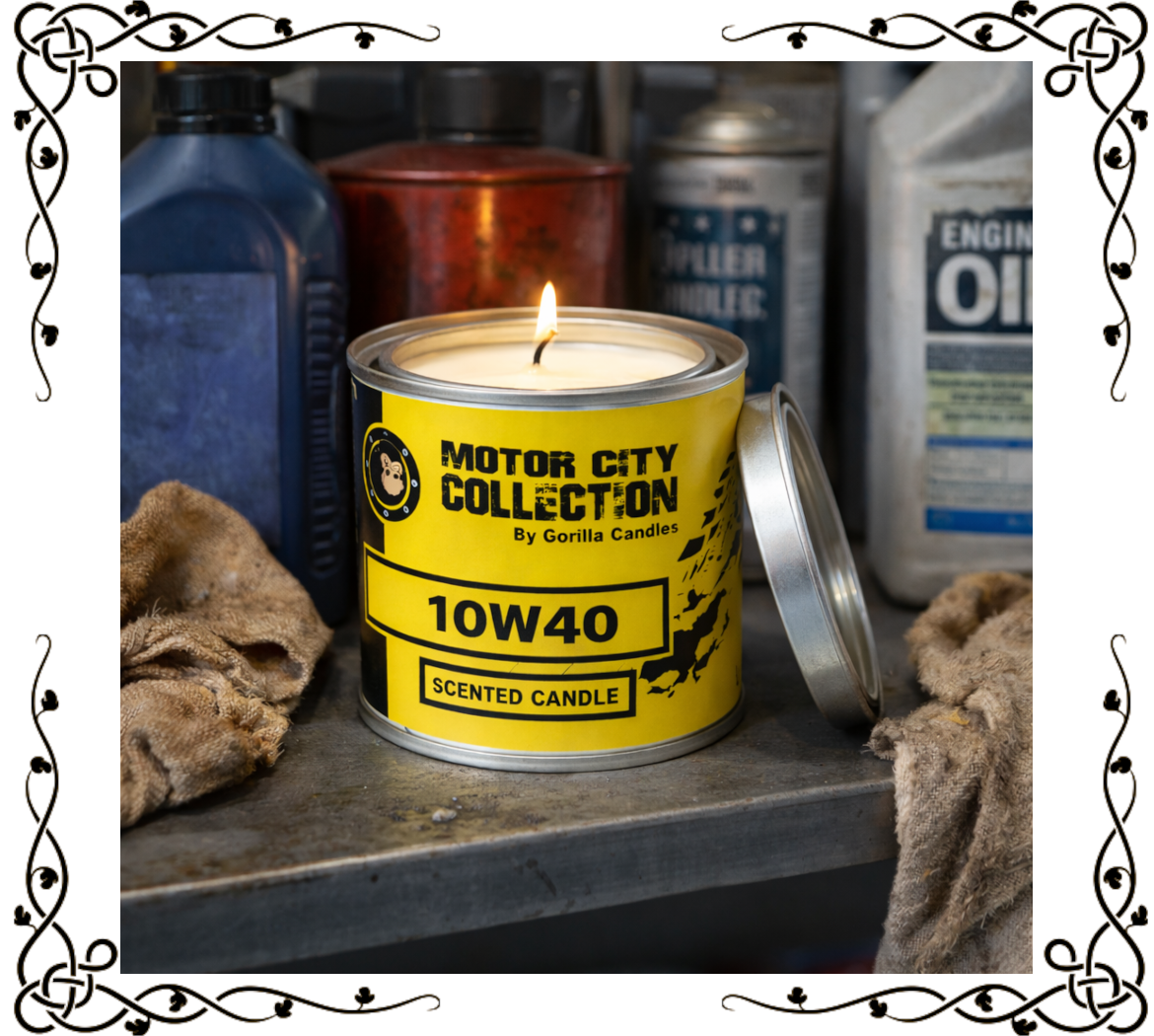10W-40 — Motor Oil Scented Candle