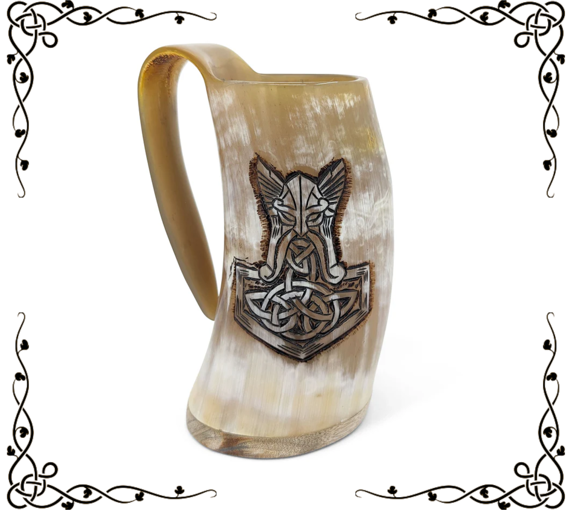 Horn Tankard Mug