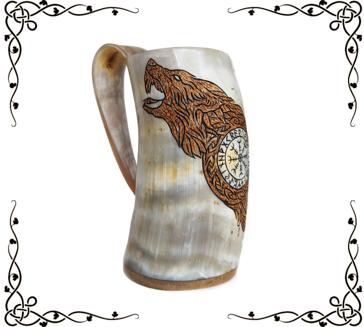 Horn Tankard Mug