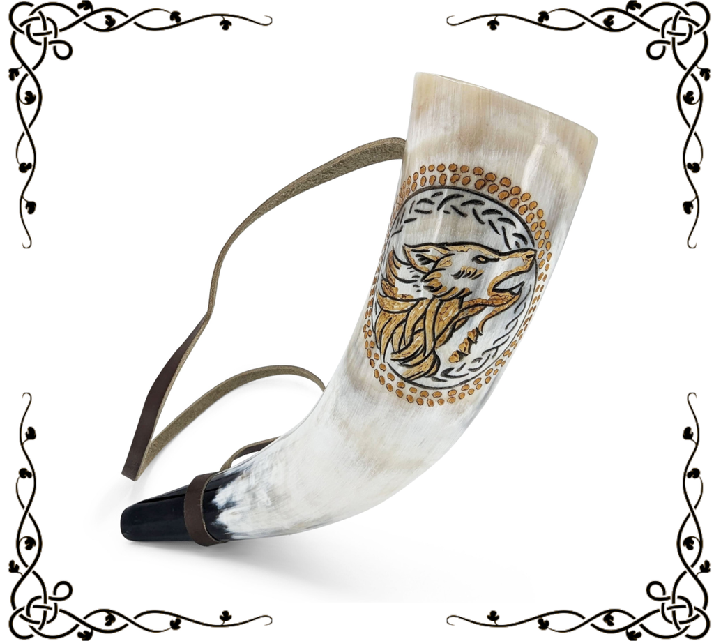 War Horn | Sounding Horn | Natural Ox Horn | Battle Horn | Norse | Viking
