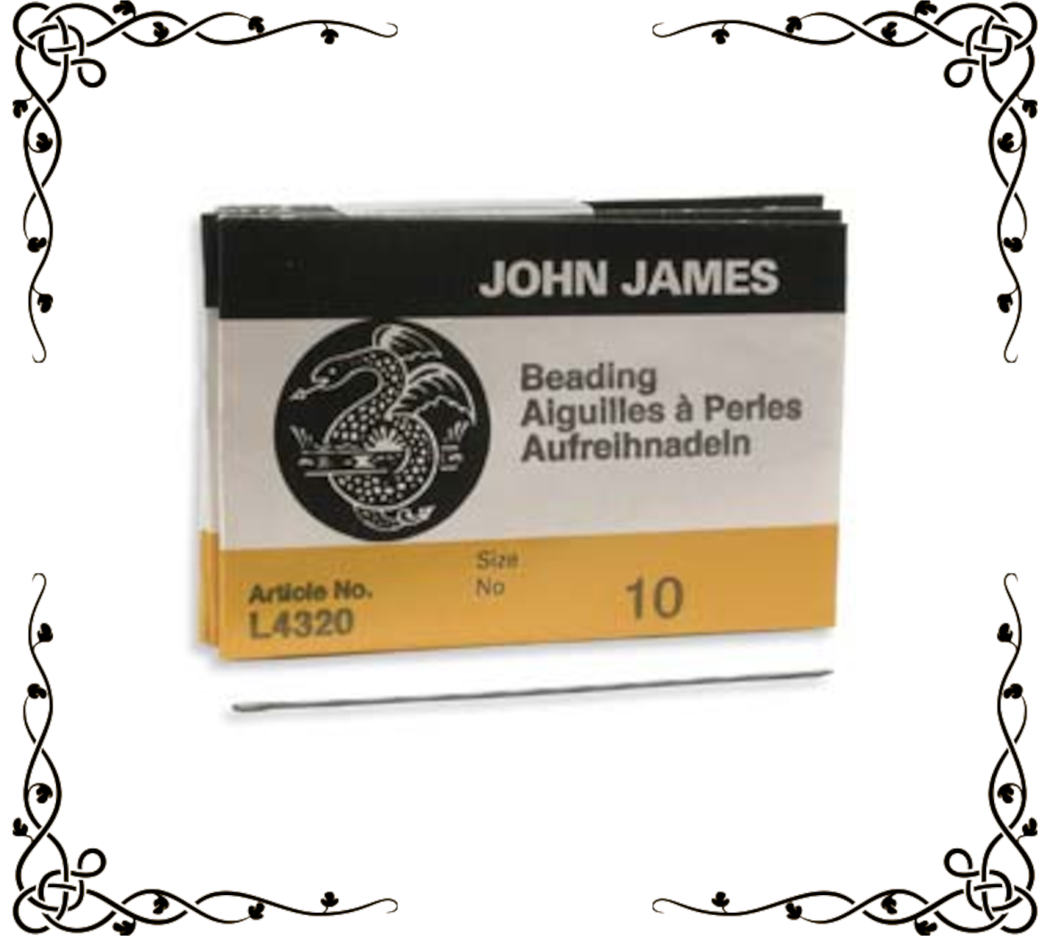 John James Beading Needles Size 10 — Pack of 25