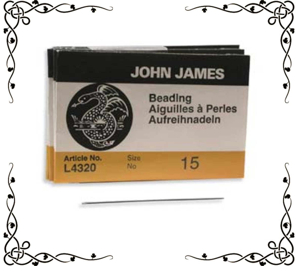 John James Beading Needles Size 15 — Pack of 25