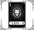Zodiac Cards Fabric Panel 9 | Leo